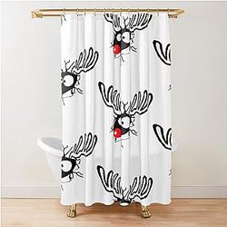 Rudolph Shower Curtain