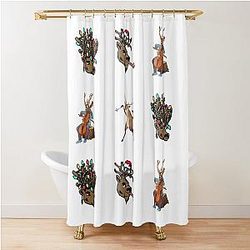 Classic Rudolph Shower Curtain