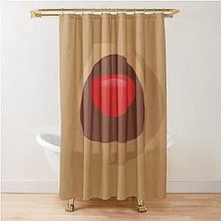 Rudolph Red Nose Shower Curtain
