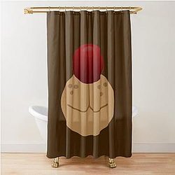 Rudolph Red Nose Shower Curtain