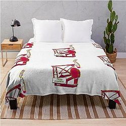 Lufkin Rudolph Oil Pumping Unit Throw Blanket