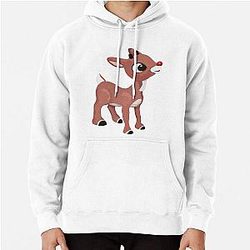 Classic Rudolph Graphic Love Shop Pullover Hoodie