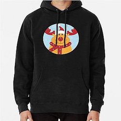 Classic Rudolph Christmas Pullover Hoodie