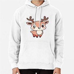 Baby Rudolph is a cute animal character for winter days Pullover Hoodie