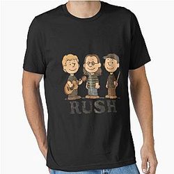 Rush Band Peanuts Style Baby Tee Vintage Rock Band Tee Cartoon Fan Girl Essential T-Shirt