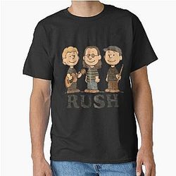 Rush Band Peanuts Style Baby Rock Band Classic T-Shirt
