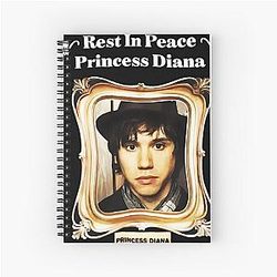 Rest in Peace Princess Diana Spiral Notebook