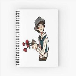 Flowers Kawai Funny Ryan Ross Spiral Notebook