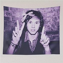 Ryan Ross 21 Tapestry (Purple)