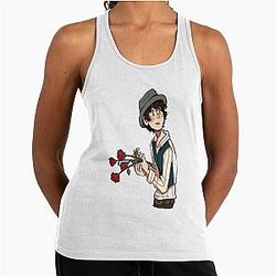 Flowers Kawaii Ryan Racerback Tank Top