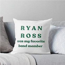 Ryan Ross was my favorite band member throw pillow