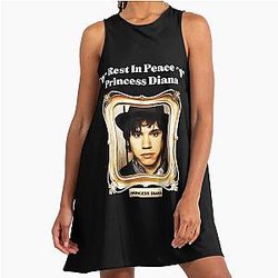 Rest In Peace Princess Diana A-Line Dress
