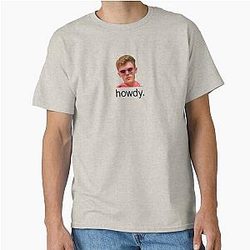 Ryan Trahan YouTuber Howdy Funny 50 States in 50 Days Haley Pham Classic T-Shirt