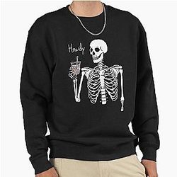 Howdy Skeleton Ryan Trahan Pullover Sweatshirt