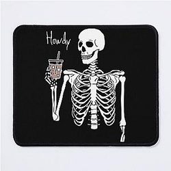 Howdy Skeleton Ryan Trahan Mouse Pad
