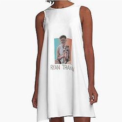 Ryan Trahan Gift Stickers Magnets A-Line Dress