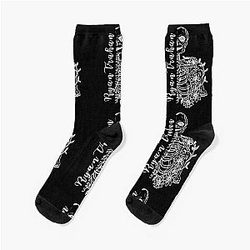 Ryan Trahan skeleton Socks