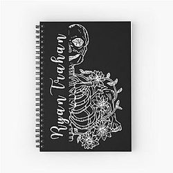 Ryan Trahan skeleton Spiral Notebook