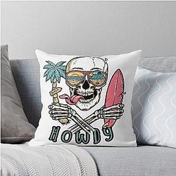 Howdy Ryan Trahan Throw Pillow