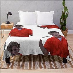 Ryan Trahan funny howdy Throw Blanket