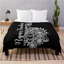 Ryan Trahan skeleton throw blanket