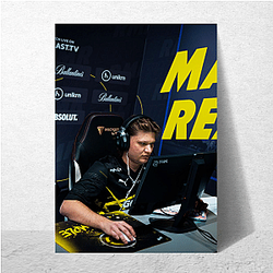 s1mple is known for high skill S1Mple Posters
