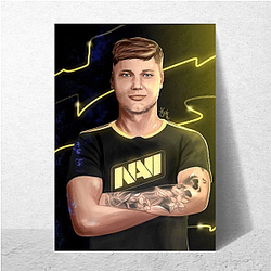 s1mple plays for BC Game Esports S1Mple Posters