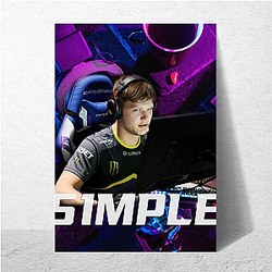 s1mple is Ukrainian nationality S1Mple Posters