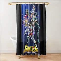 Knights of the Zodiac Saint Seiya Shower Curtain