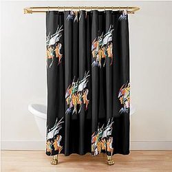knights of the zodiac seiya ikki Shiryu Hyoga Shun saint seiya Shower curtain