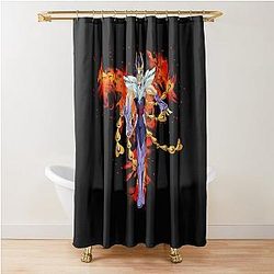 Saint Seiya Phoenix Ikki Shower Curtain