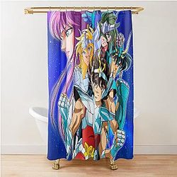 Knights of the Zodiac Saint Seiya Shower Curtain