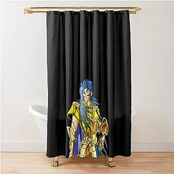 Saint Seiya Saga Kanon Knight of Gemini Shower Curtain