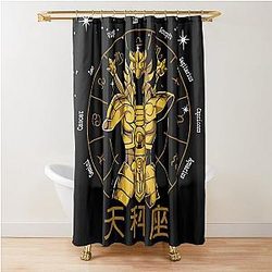 Libra Cloth Dohko Saint Seiya Gold Cloth Shower Curtain