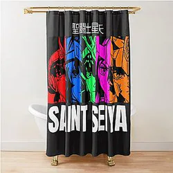 Saint Seiya Bronze Saints Shower Curtain