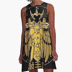 Sagittarius MILO GOLD SAINT SEIYA A-Line Dress