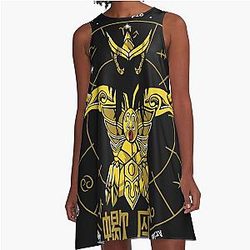 Scorpio Cloth - Milo Gold A-Line Dress