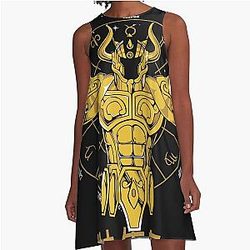 Taurus Aldebaran Gold Saint Seiya A-Line Dress