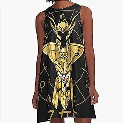 VIRGO CLOTH SAINT SEIYA A-Line Dress