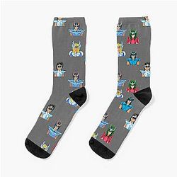 Saint Seiya Toy Box Art Socks