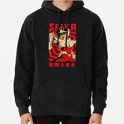 Pegasus Seiya SAINT SEIYA Vintage Anime Design Pullover Hoodie