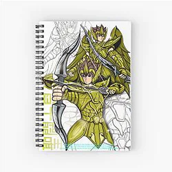 Sagittarius Saint Seiya Spiral Notebook