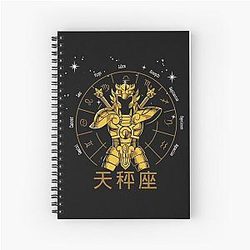 LIBRA CLOTH - DOHKO GOLD SAINT SEIYA Spiral Notebook