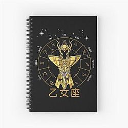 VIRGO CLOTH SHAKA GOLD SAINT SEIYA Spiral Notebook