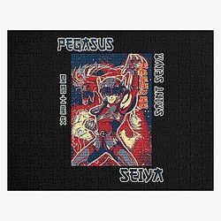 Black Art Pegasus Saint Seiya Anime Andromeda For Fans Jigsaw Puzzle