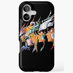 Knights of the Zodiac, Seiya, Shiryu, Hyoga, Ikki, Saint Seiya, Shun on iPhone Tough Case