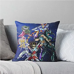 Knights of the Zodiac Saint Seiya Throw Pillow