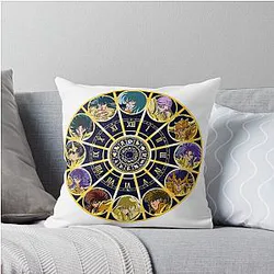 Saint Seiya Gold Saints Throw Pillow