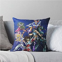 Knights of the Zodiac 3 Throw Pillow