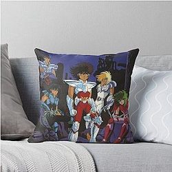 Knights of The Saint Seiya 4 Throw Pillow